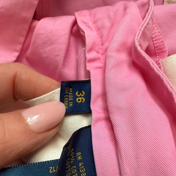 Ralph Lauren Men's Pink Chino Shorts - Picture 3 of 5